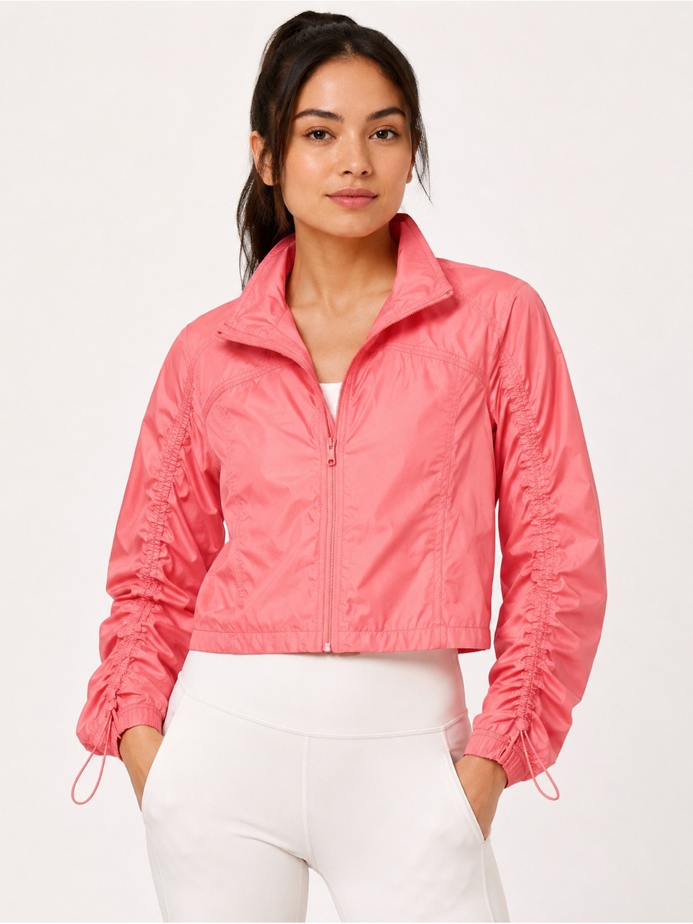 Lululemon Lightweight Cropped Track Jacket
Raspberry Cream Size 8 NWOT